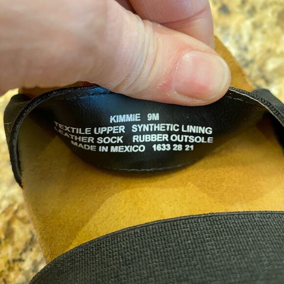 Steve Madden Kimmie Black Elastic Band Platform Sandals Size 9 - Picture 5 of 5